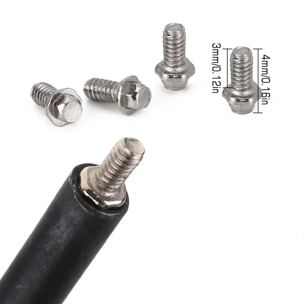 100Pcs Stainless Steel M1.4 Screws Scale Hardware Fit 1.0" Wheel Rims for 1/24 RC Car Crawler Axial SCX24 Upgrade Parts