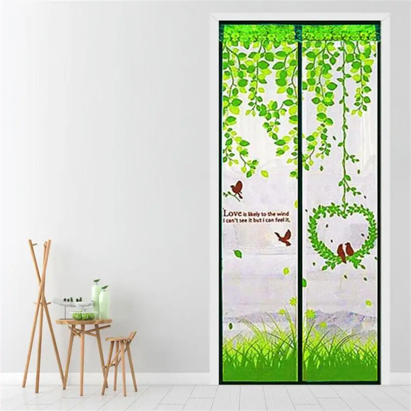 Magnetic Mosquito Screen Door Curtain Bright Colors And Firm Workmanship Has Many Uses Mosquito Curtain Easy Access Well Closed