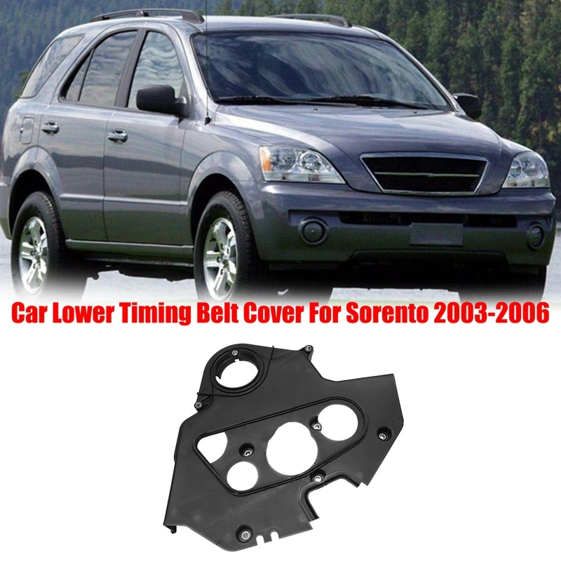 Car Lower Timing Belt Cover For Kia Sorento 2003-2006 21350-39800