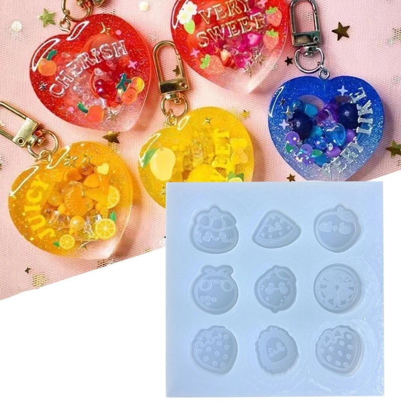 

Mini Fruit Mold Shaker Resin Mold Fillers Silicone Shaker Filling Mold DXAA