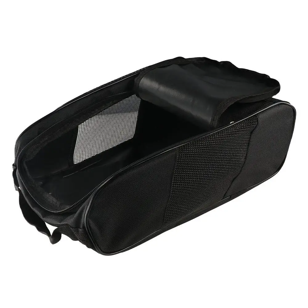 

Portable Oxford Cloth Football Boot Bag Breathable Hand-Held Golf Shoe Bag Lightweight with Zipper Shoe Carrier Bags for Home