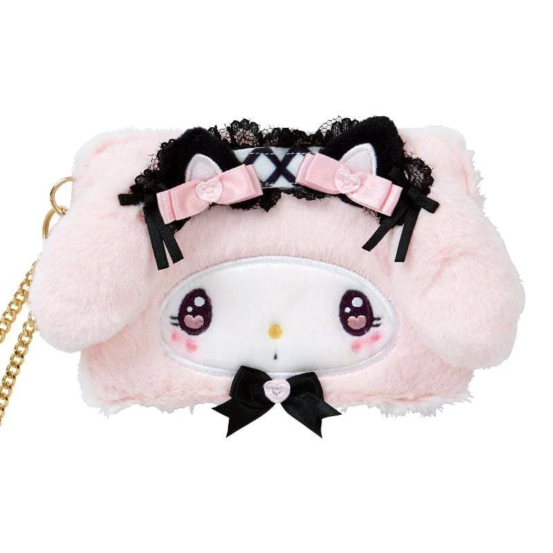 Hello Kitty Woman Clutch Pouch Cinnamoroll Kawaii PU Wallet Keychains My Melody Girl Coin Purse Kuromi Card Bag - view 6