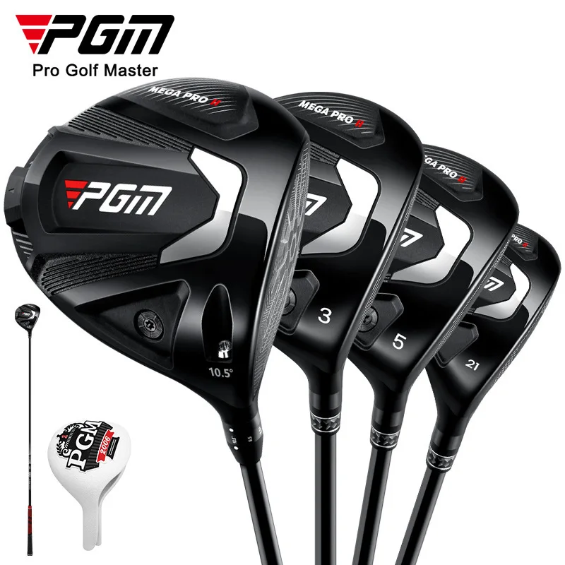 PGM Golf Professional Clubs MEGA Pro II Men Right Handed Titanium Alloy Head Drivers 1# Wood Pole Carbon Shaft MG046