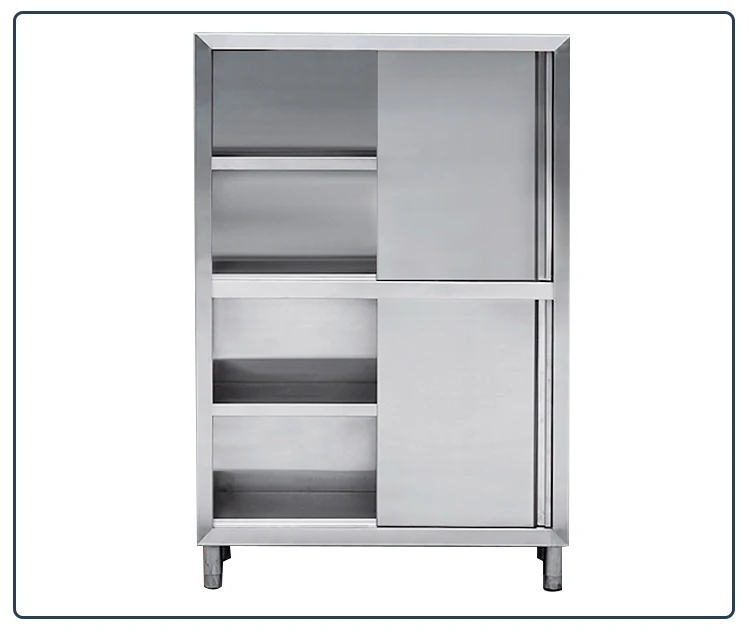 

Commercial Stainless Steel Kitchen Four Door Cupboard Tableware Food Cabinetpromote sales