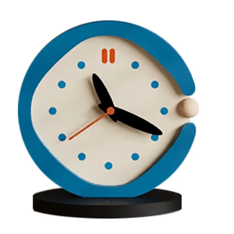 Retro Table Clock Living Room Desk Clocks Decorative Luxury Tabletop Watch Aesthetic Bedroom Desktop Watches Tables Decorations