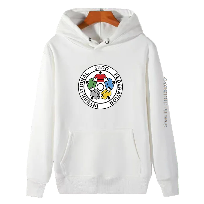 Ijf International Judo Federation New In Hoodies & Sweatshirts Fashion Graphic Hooded Sweatshirts Men\'s Winter Clothes