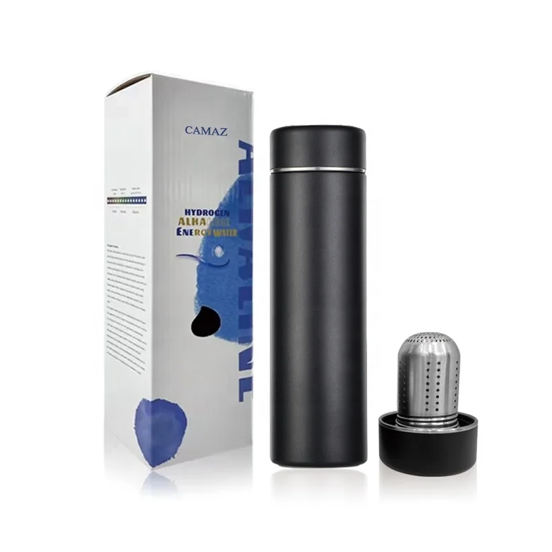 

CAMAZ 450ml VC Mineral Hydrogen Water Bottle High Quality Portable BPA Free Alkaline Hydrogen Rich Water Bottle