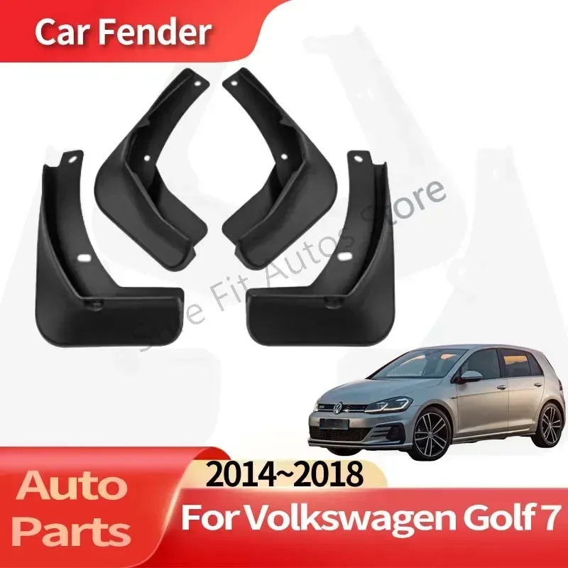 

Auto Accessories For Volkswagen Golf 7 2014~2018 Lining Car Fender Anti-sand Splash Mud Guard Skin Punch-free Installation Tools