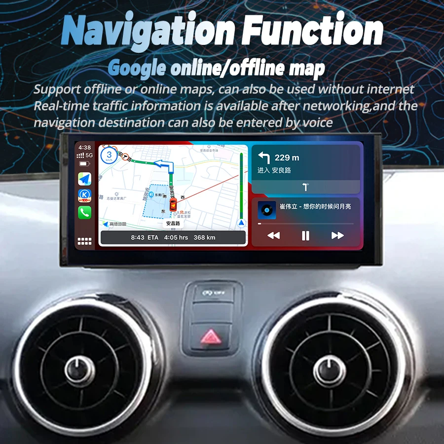 12.3Inch 1920*720 Qled Scherm Voor AUDI A1 2012-2018 Android 14 Autoradio Multimedia Video Player stereo GPS Draadloze CarPlay