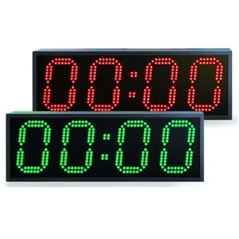 Honghao Super Waterproof Outdoor High-Definition LED Digital Sports Timer Multi-Functional Large-Screen Dot Matrix Clock