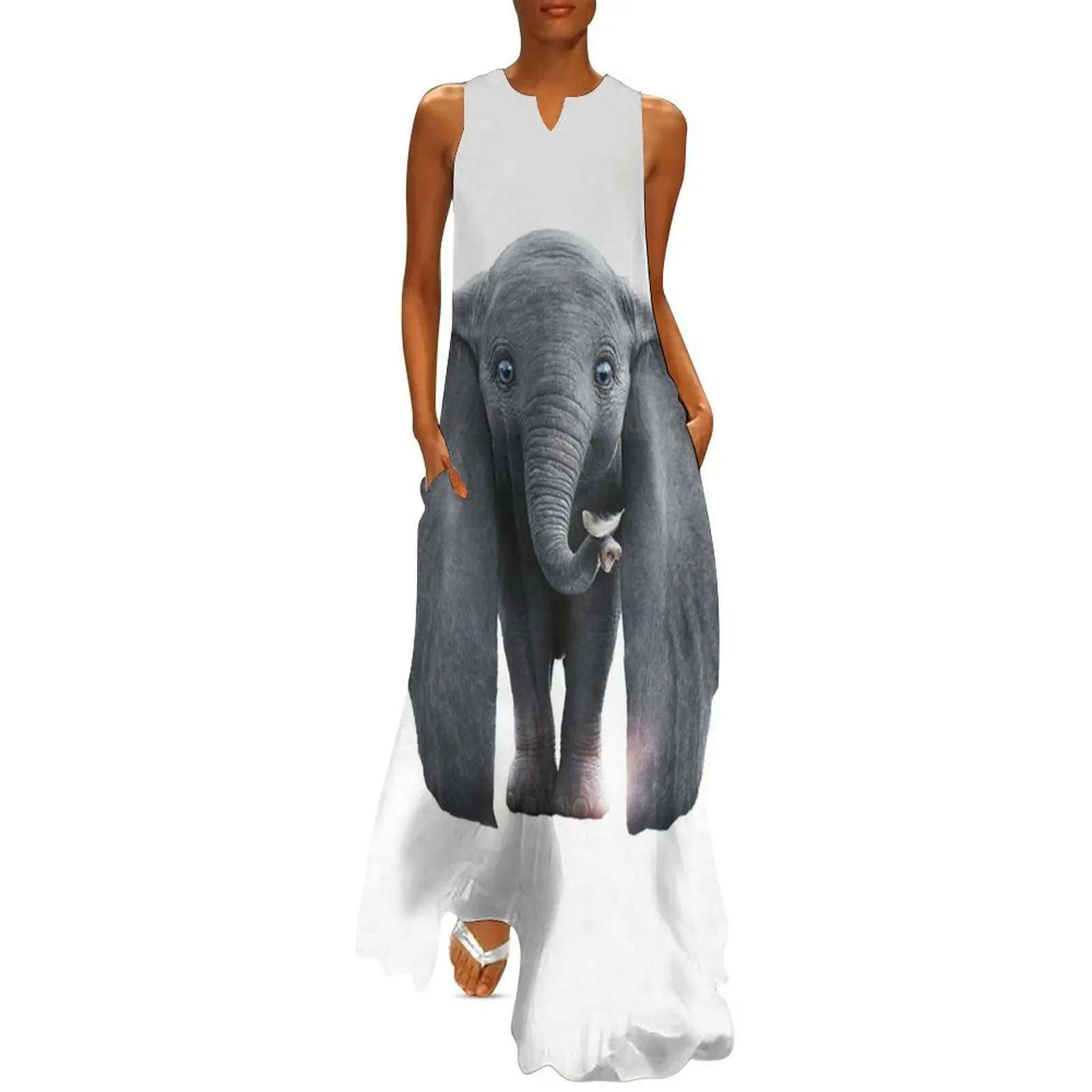 

Flying Elephant Long Dress Dance dresses Bride dresses Women's evening dress