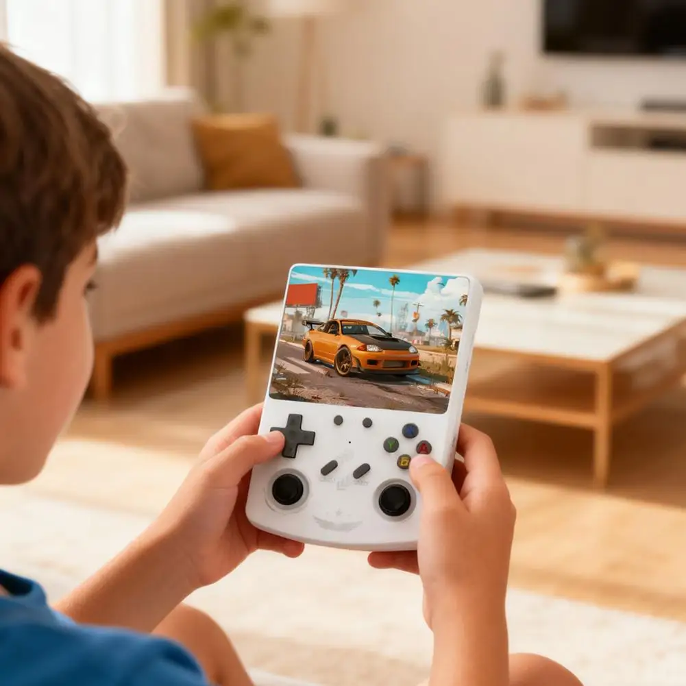 64/128G لوحدة التحكم بالألعاب المحمولة R40XX - Linux OS 4.2 بوصة IPS، 4000 مللي أمبير في الساعة، مفتوحة المصدر (ArkOS)، مشغل ريترو محمول لهدية عيد الميلاد #5