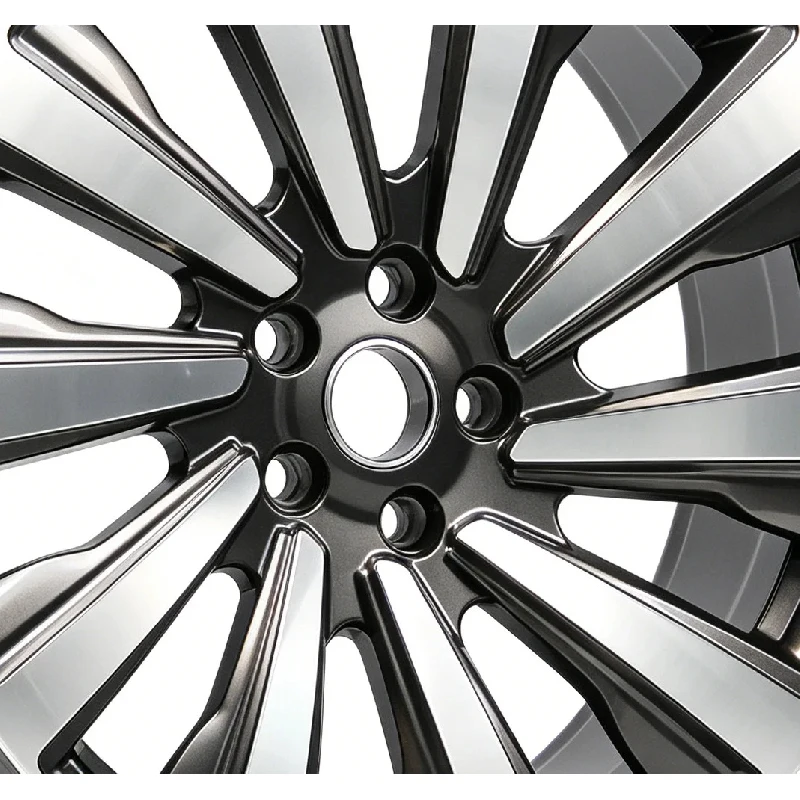 Hot Selling Black And White Color Matching Multi-Spoke Sports Wheel Hub Durable Material 19 Inches Stabi Premium Car Accessories