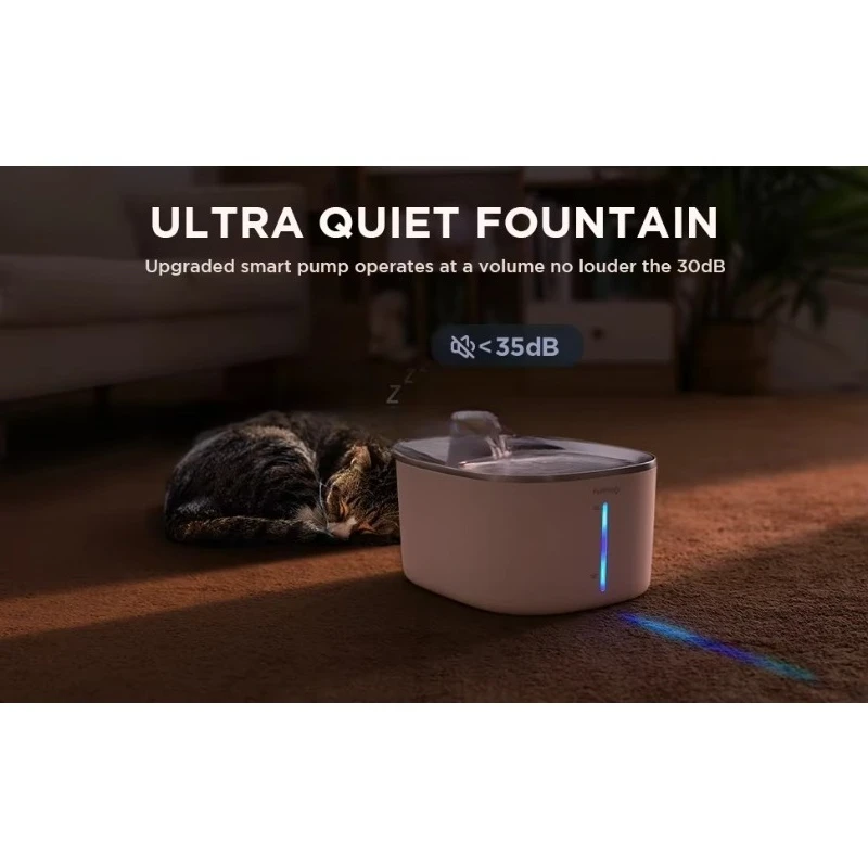 Stainless Steel Pet Water Bowl Electric Automatic Sensor Cat Water Dispenser Wireless Smart Pet Water Fountain