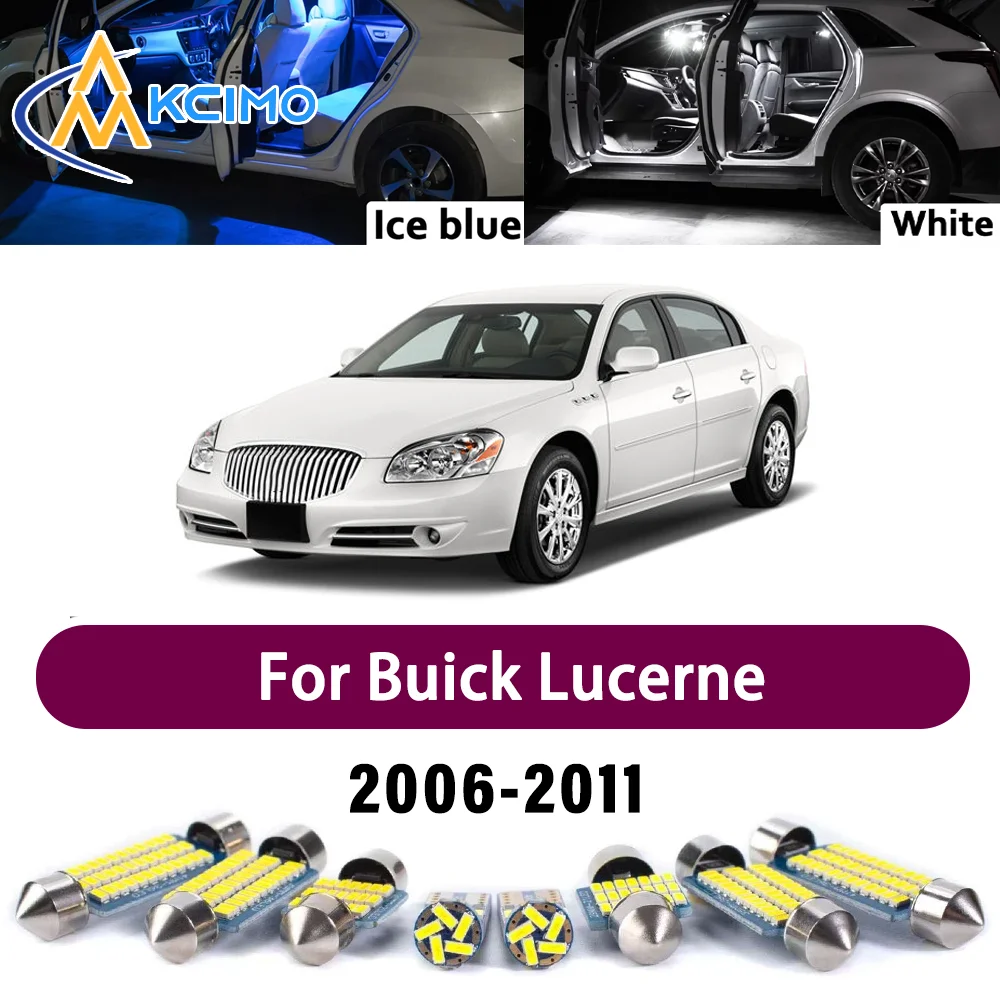 

Premium LED Interior Lighting Kit for Buick Lucerne 2006-2011 2007 2008 High-Quality Error-Free Dome Map Trunk Auto Lamps