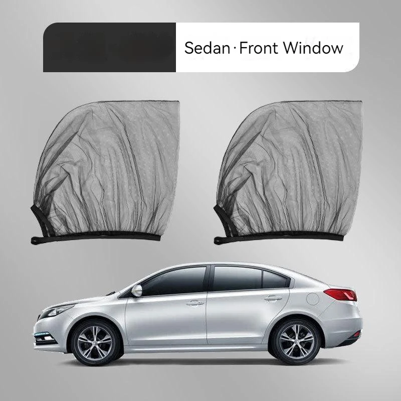 New Car Sunshade Curtains Anti-UV Side Window Shades Car Curtains Nti-mosquito Mesh Net Protection Repellent Auto Accessories