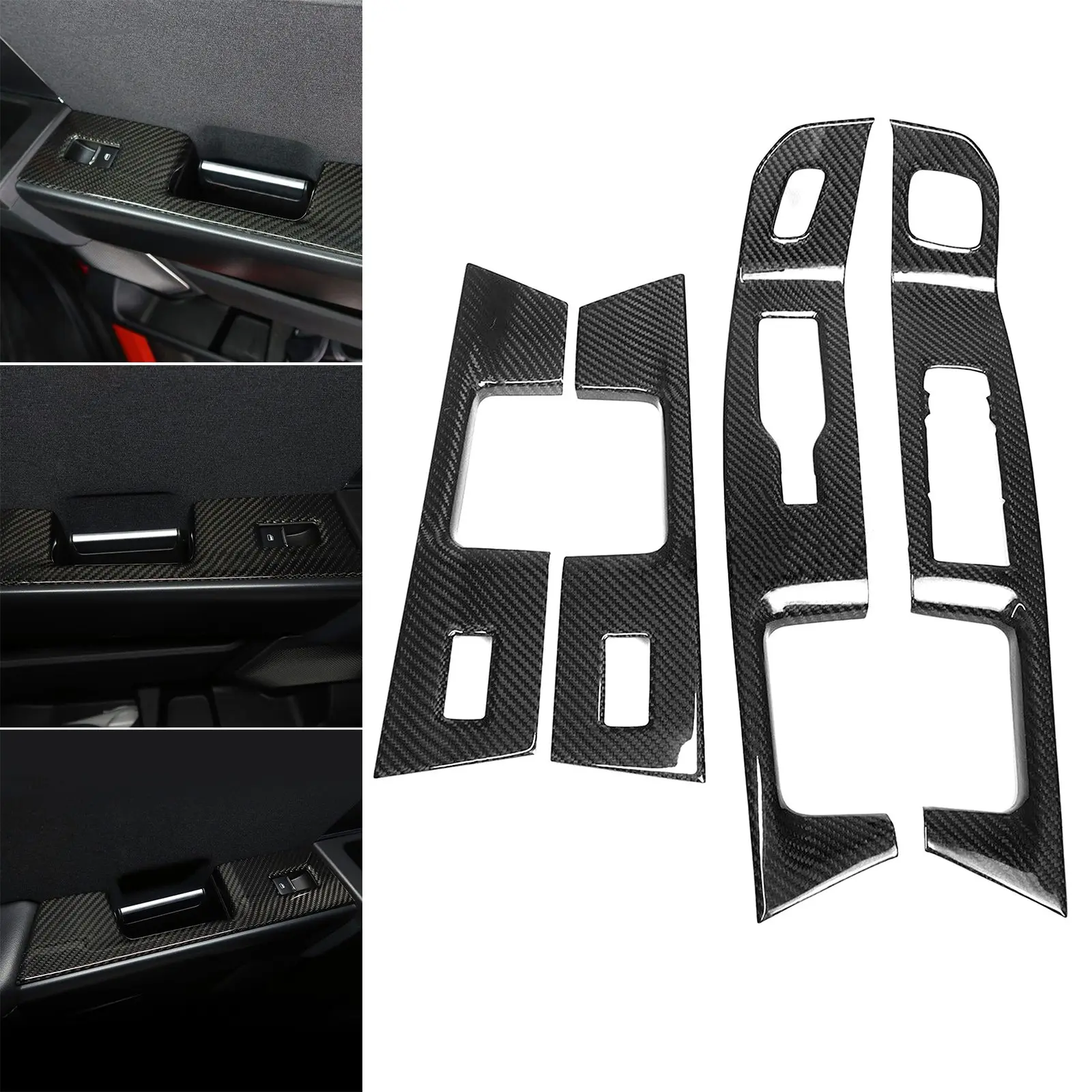For Ford F150 2021-2024 Window Lift Switch Button Cover Trim