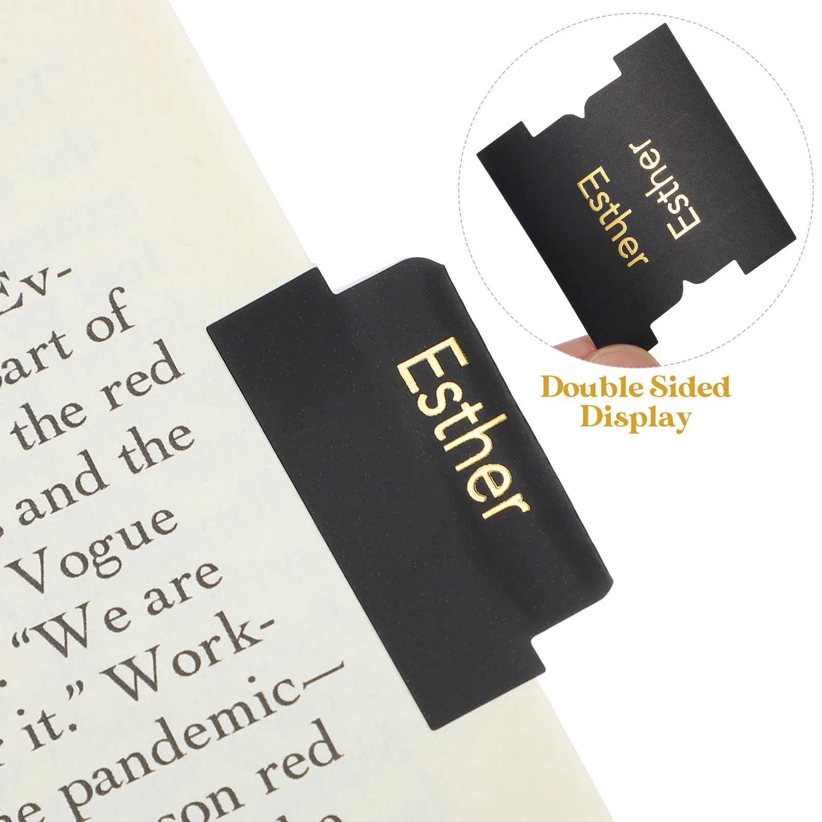 

5 Sheets Bible Index Tabs Long Lasting PVC Stickers Bible Book Tabs Study Supplies Easy Reference Book Accessories