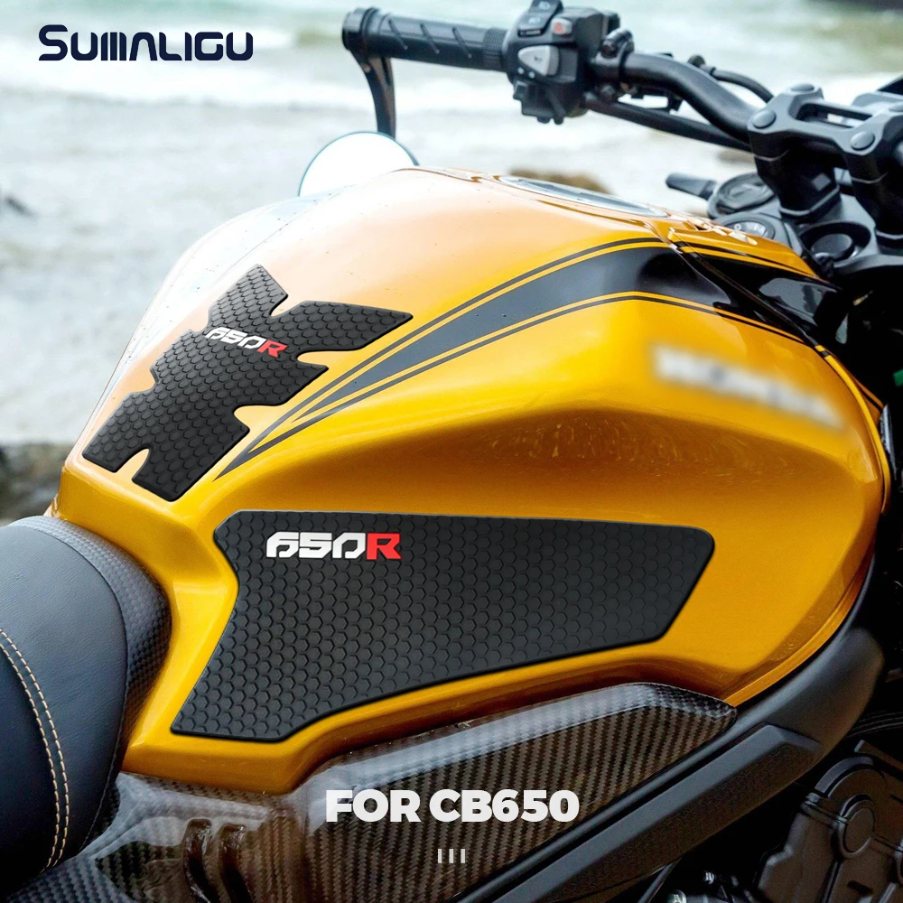 For Honda CB650R CB 650R 2019-2024 Motorcycle Non-slip Side Fuel Tank Pads Stickers Waterproof Pad Sticker