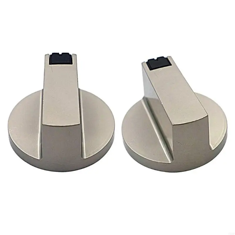

J1HF 6mm/0.24'' Gas Stove Control Knobs Universal for Burner Control Dial Knob Metal Cooktop Control Knob Comfortable to Hold