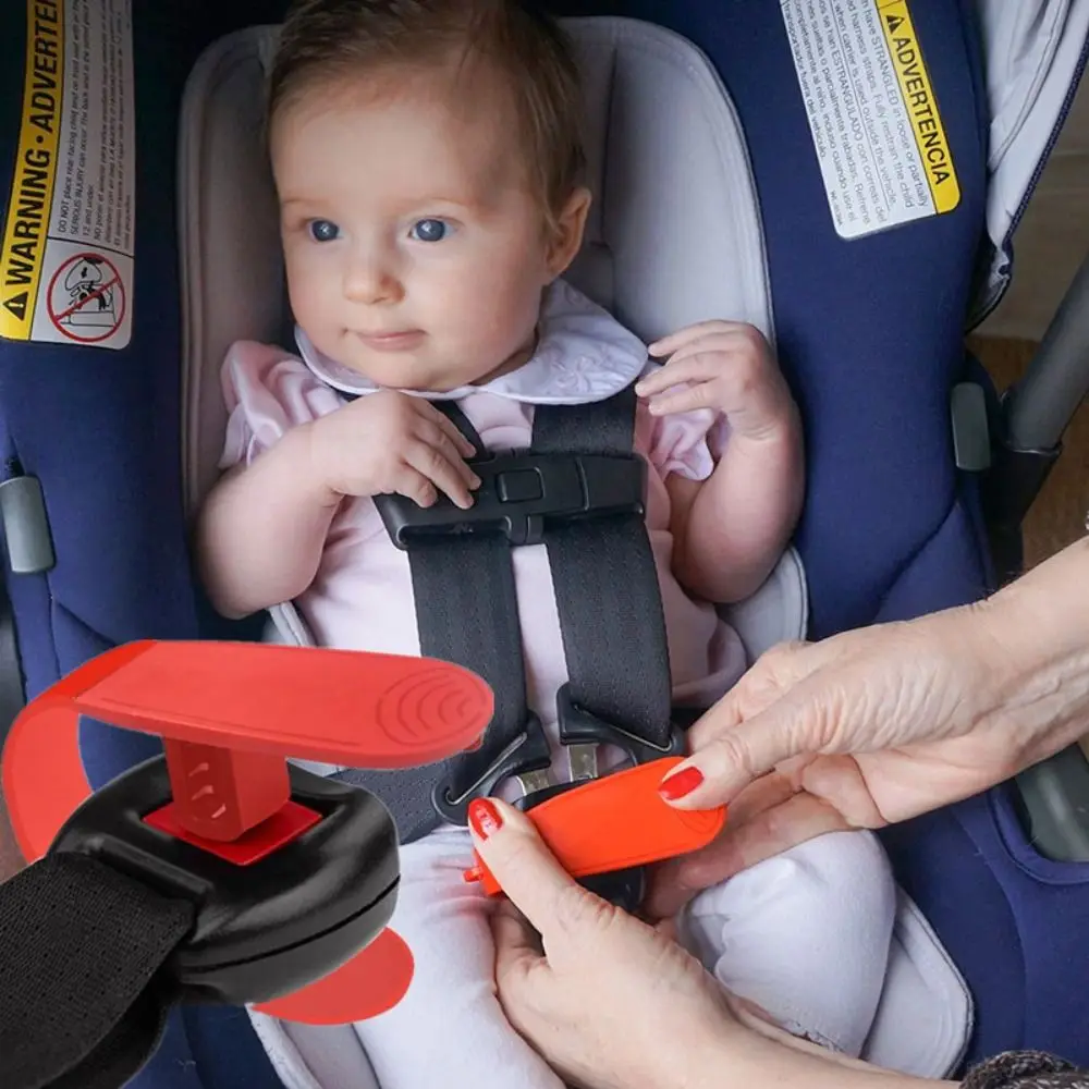 

Unlock Device Child Seat Buckle Release Tool Labour-saving Device Prevent Nail Injury Kids Safety Seat Unlocking Red