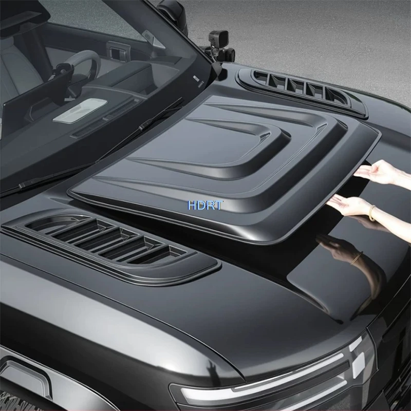 For BYD Formula Leopard Titanium 7/Tai 7/Ti 7/Denza B7 2025 + Car Styling Front Engine Bonnet Plate Hood Scoop Cover Accessories