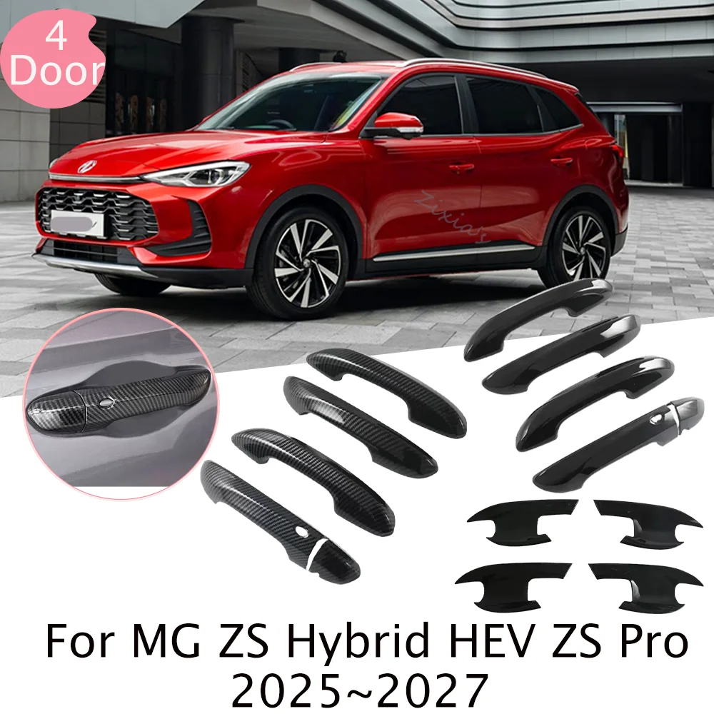 

For MG ZS Hybrid HEV ZS Pro 2025~2027 2026 RHD LHD Exterior Door Handle Protect Cover Door Bowl Anti-scratch Modified Accessorie