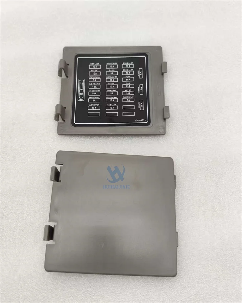 For Caterpillar 320B 312B 330B Excavator Fuse Box Cover 176-0477x 1760477x