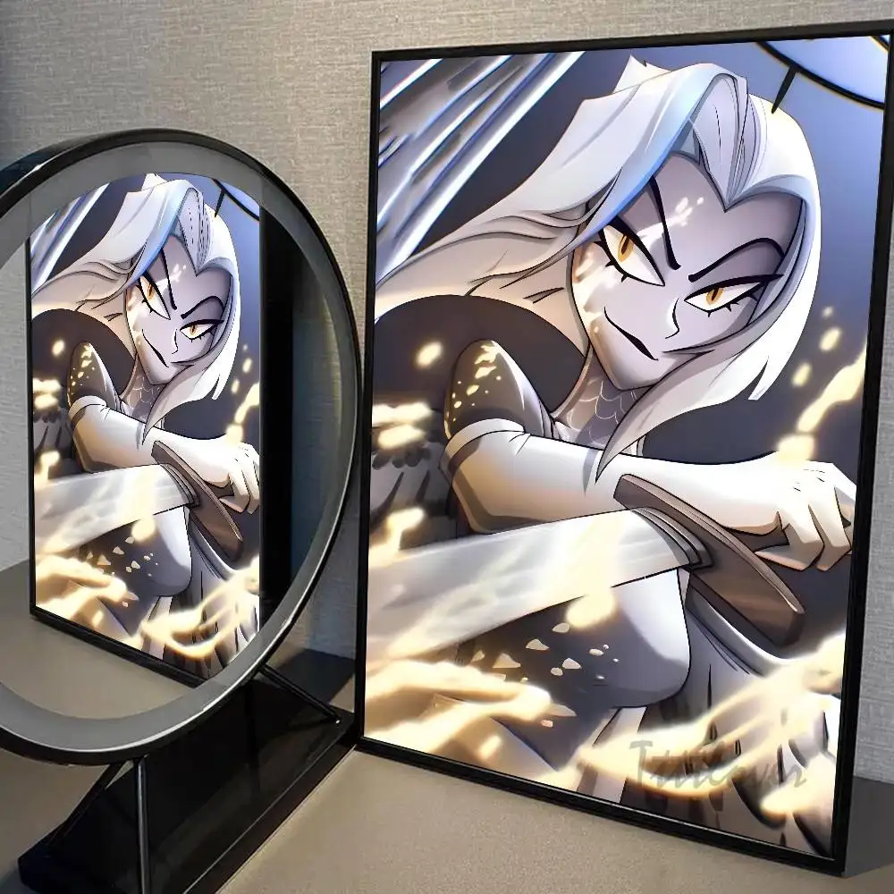Anime Lute H-hazbin Hotel Poster Hochwertige Selbstklebende Wandkunst Dekorationen Farbdrucke Klebend – Detail 7