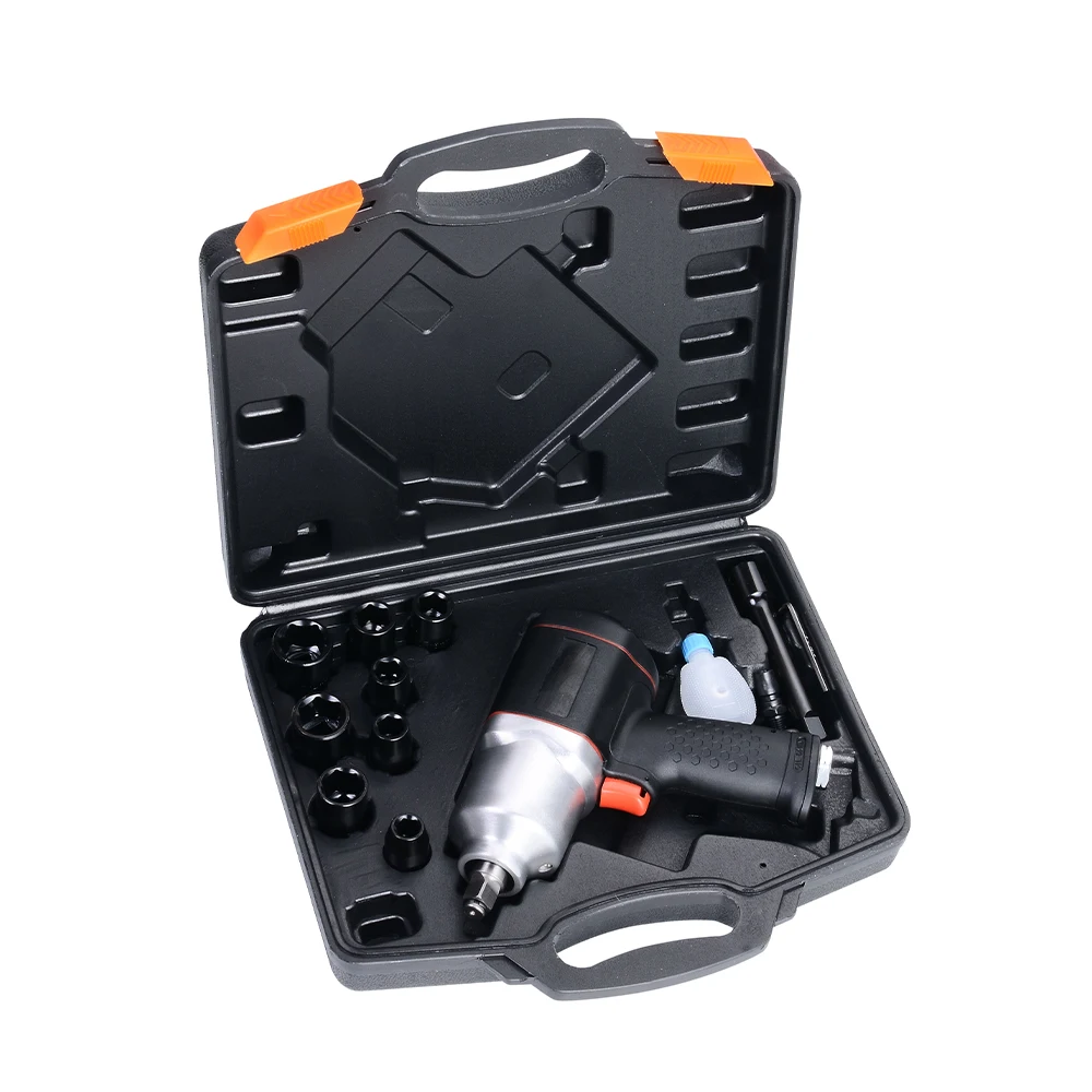 Automotive 1/2 Inch 900Nm Compressed Air Impact Pneumatic Wrench