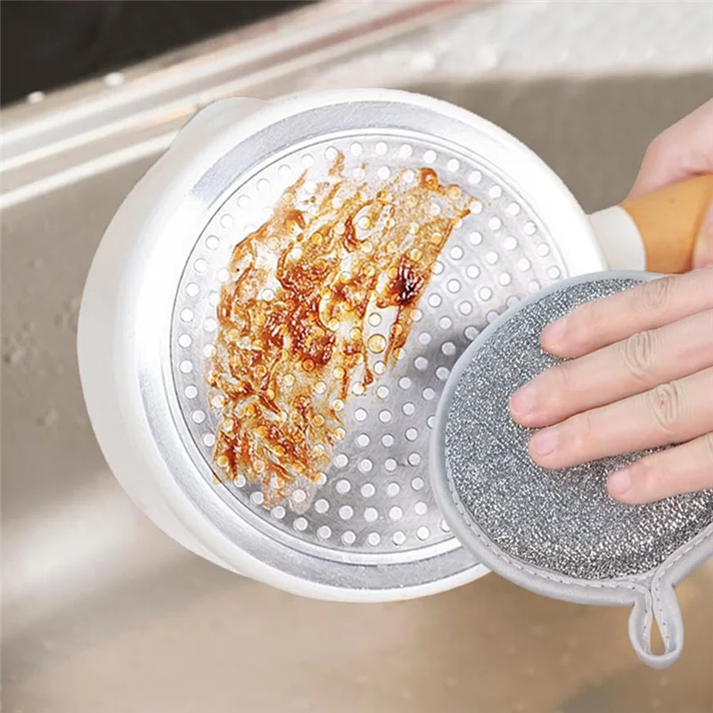 Multipurpose Wire Dish Washing Rags, 2024, The Latest Multi-Purpose Wire Tableware Cover, Is Used For Wet And Dry-B51B