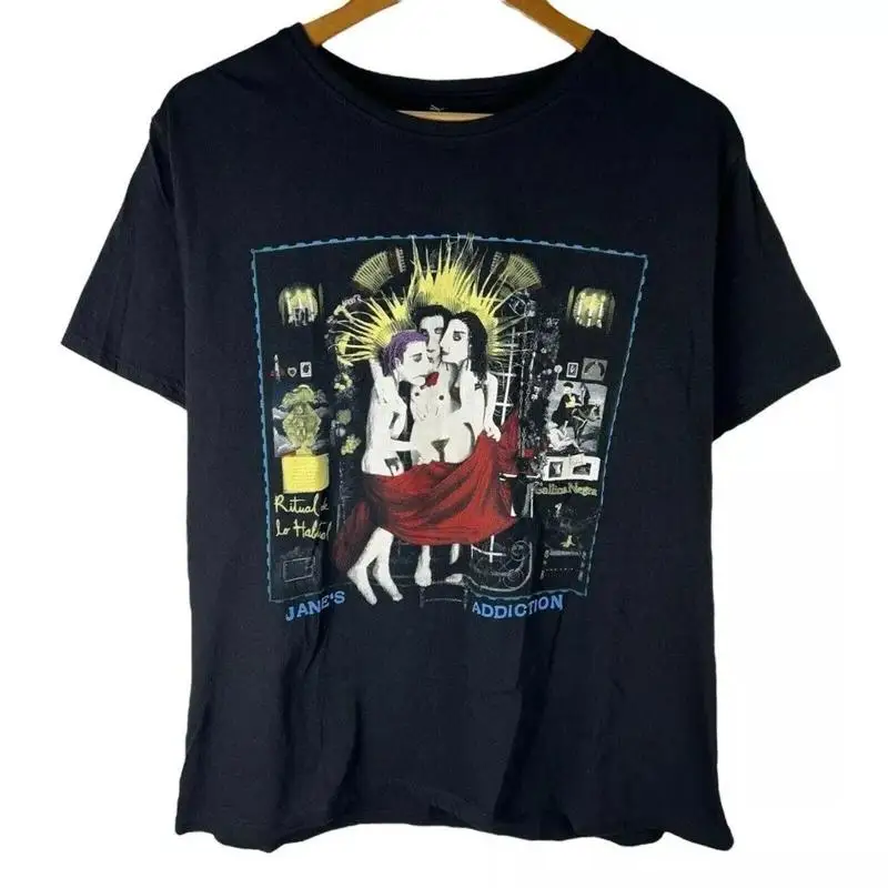 Jane Äôs Addiction Tour Ritual De Lo Habitual black  T shirt classic style