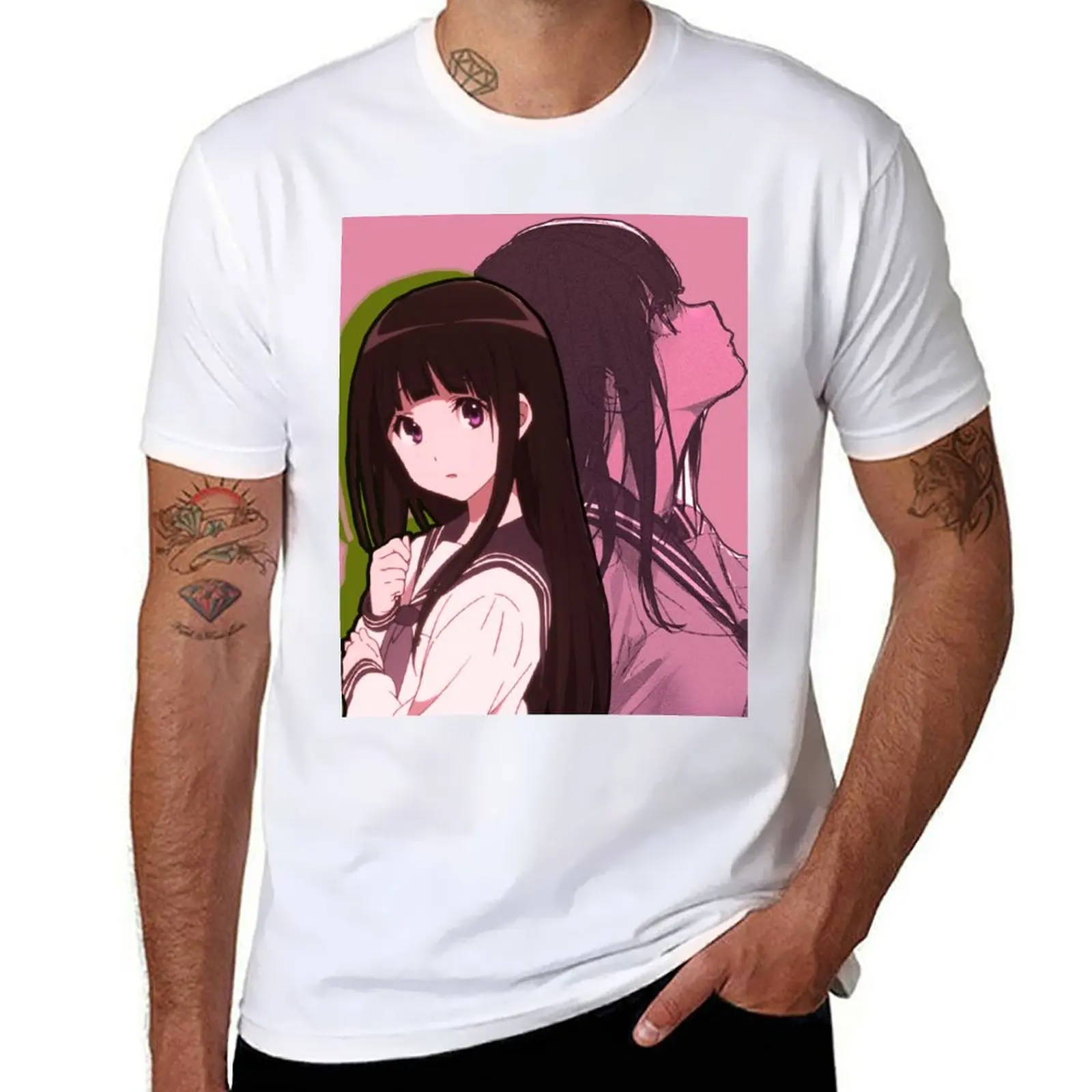 Chitanda Eru (HYOUKA) T-Shirt topping valentines boutique clothes oversized mens champion t shirts