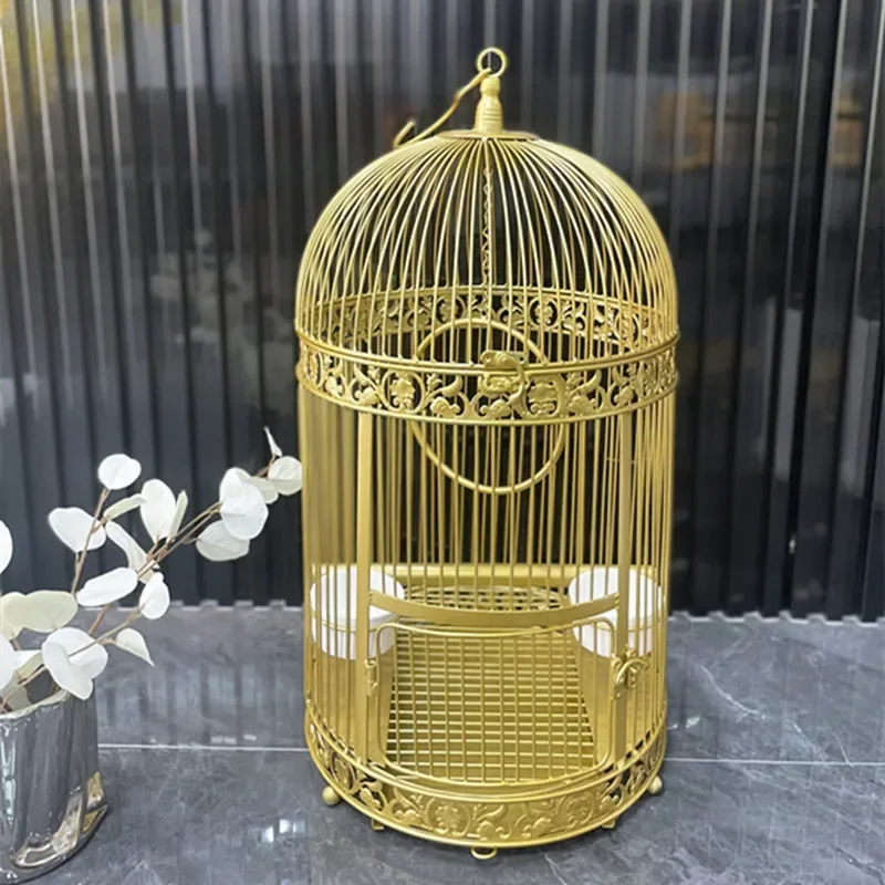 Vintage Parrot Bird Cages Travel Carrier Outdoor Protective Nest Feeder Bird Cages Chinchilla Cage Pour Oiseaux Bird Supplies