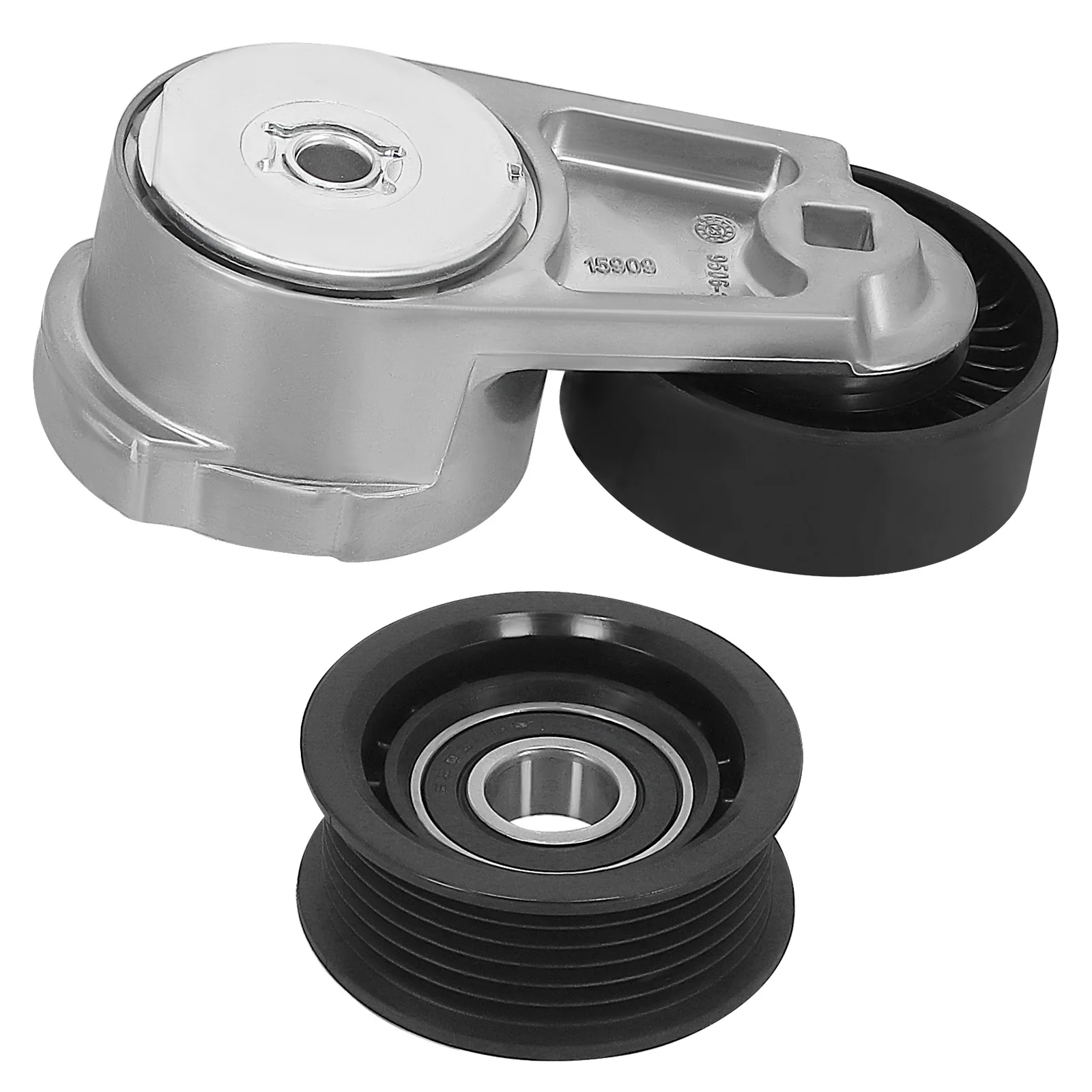 Antriebsriemenspanner-Umlenkrollen-Set für Chrysler Town & Country 3.6L V6 39282 für Dodge Avenger 2011–2014 3.6L V6