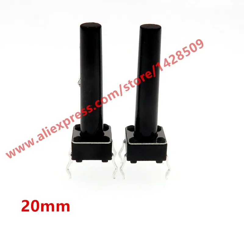 400 interrupteurs à bouton-poussoir, interrupteurs tactiles, micro-interrupteur 6x6x20mm