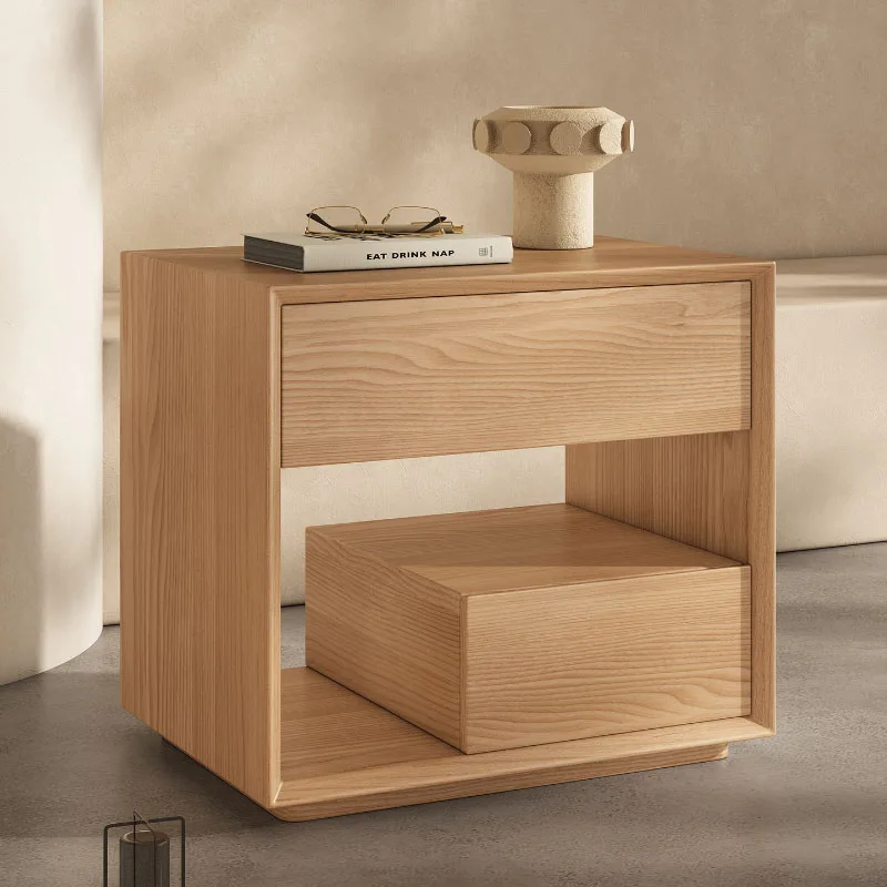 

Nordic Night stand Premium Aesthetic StolikTiny Cute Cream simple Style Bedside Table Storage ModernNocny Home Furniture