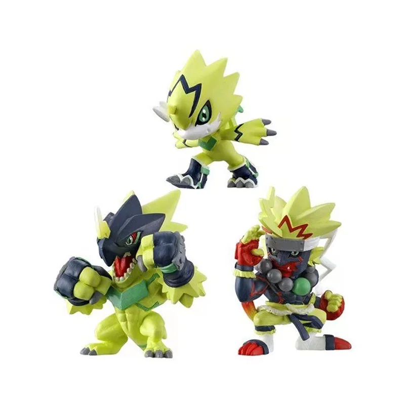 [In stock] Bandai Digimon Adventure Kawaii Mini Cute Greymon Garurumon Airdramon Doll Collectible Set Collection Gift for Kids