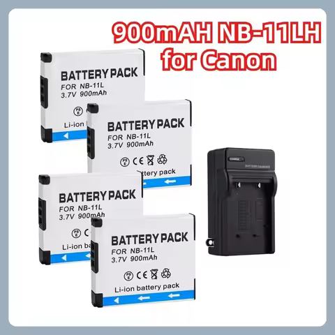 NB-11LH 3.7V 900mAH Camera Battery Suitable for Canon IXUS125HS IXUS240HS IXUS265HS IXUS155 IXUS145 IXUS245HS
