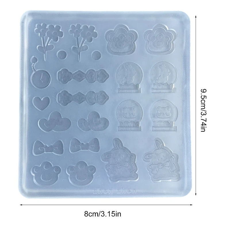 Corazón Shaker Filler Epoxy Resina Molde Accesorio Relleno Molde Silicona