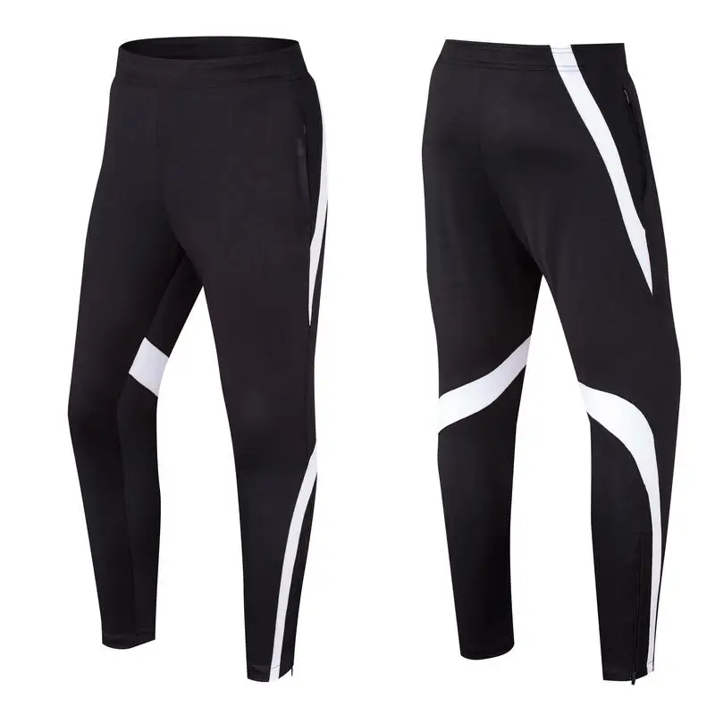 Kids Youth Adult Blank Track Pants Retail Wholesale Price Football Winter Training Skinny Lungo Pants for Club Team Players Wear