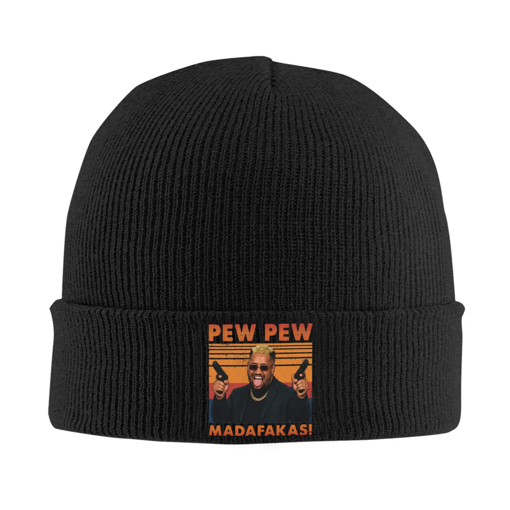 Solo Pew Pew Wrestling Sikoas Knitted Hat Beanie Autumn Winter Hats Warm Acrylic Hip-hop Funny Boxer Caps Men Women  Gifts