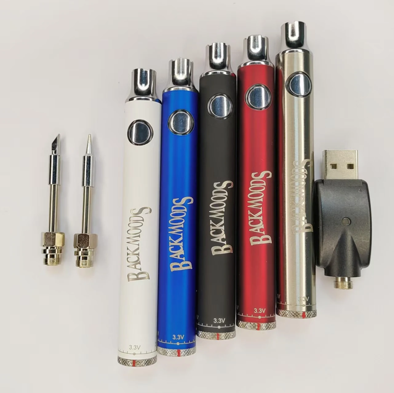 

1-10 pcs Backwoods 510 battery Twist 14mm 650amh Electric soldering iron 510 Thread Portable Welding Heating Pen