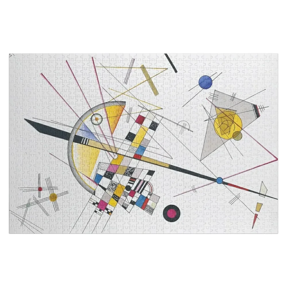 Wassily Kandinsky Delicate Tension Jigsaw Puzzle Christmas Toys Customizable Gift Name Wooden Toy Puzzle