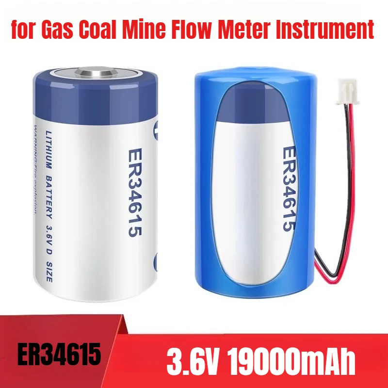 

19000mAh for RAMWAY Ruiyi ER34615 3.6V Smart Lithium Battery for Gas Coal Mine Flow Meter Instrument