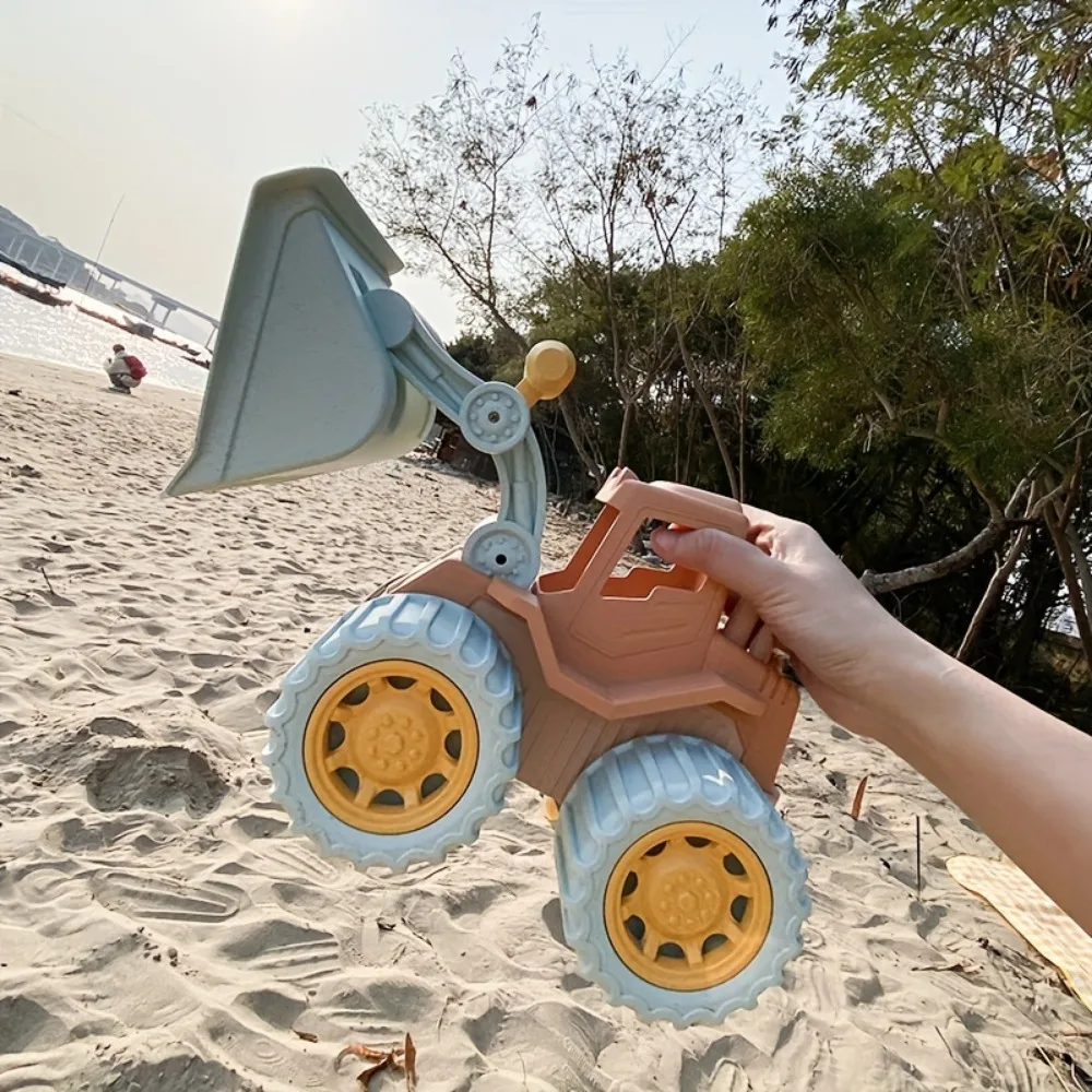 Beach Toys Construction Trucks for Toddler Toys Play Sand Toys Construction Cars for Boys Girls Dump Tractor Toy with Loader