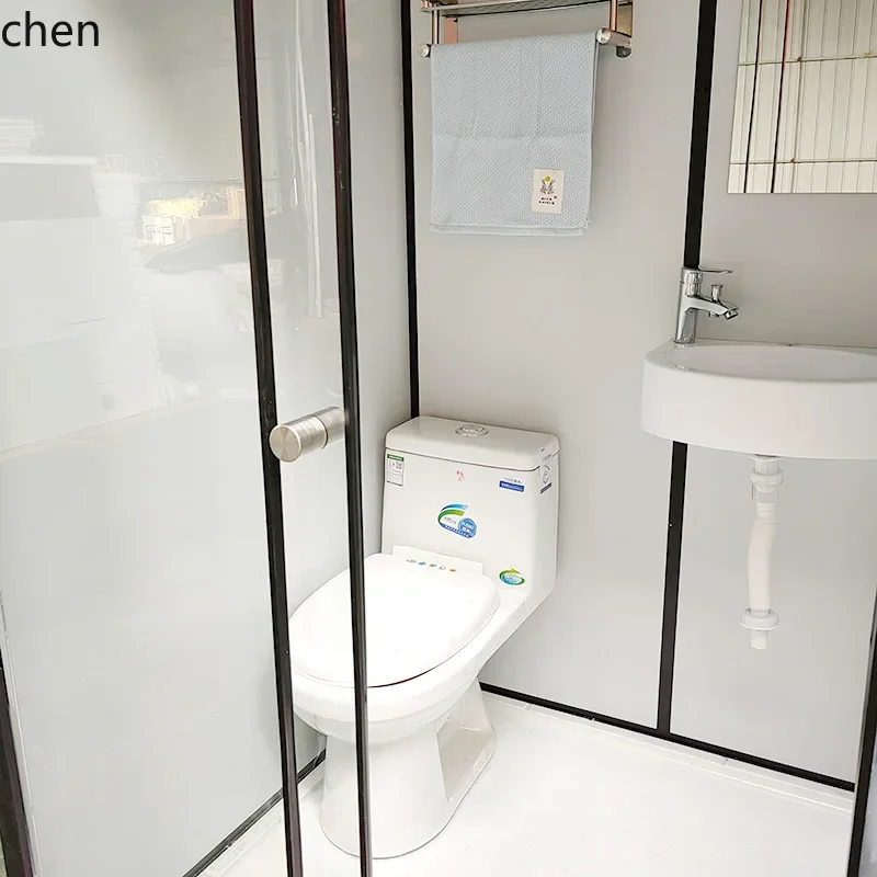 HYS Shower Room Integrated Bathroom Shower Enclosure for Apartments, Old Buildings, and Hospital Renovations