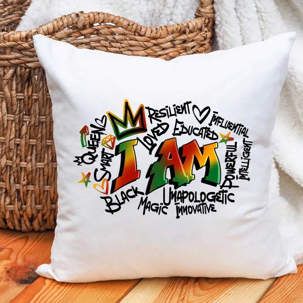 Juneteenth Woman Iron-on Transfer For Clothing DIY A-Level Washable T-shirts Thermal Stickers I Am Black Woman Patches Appliqued