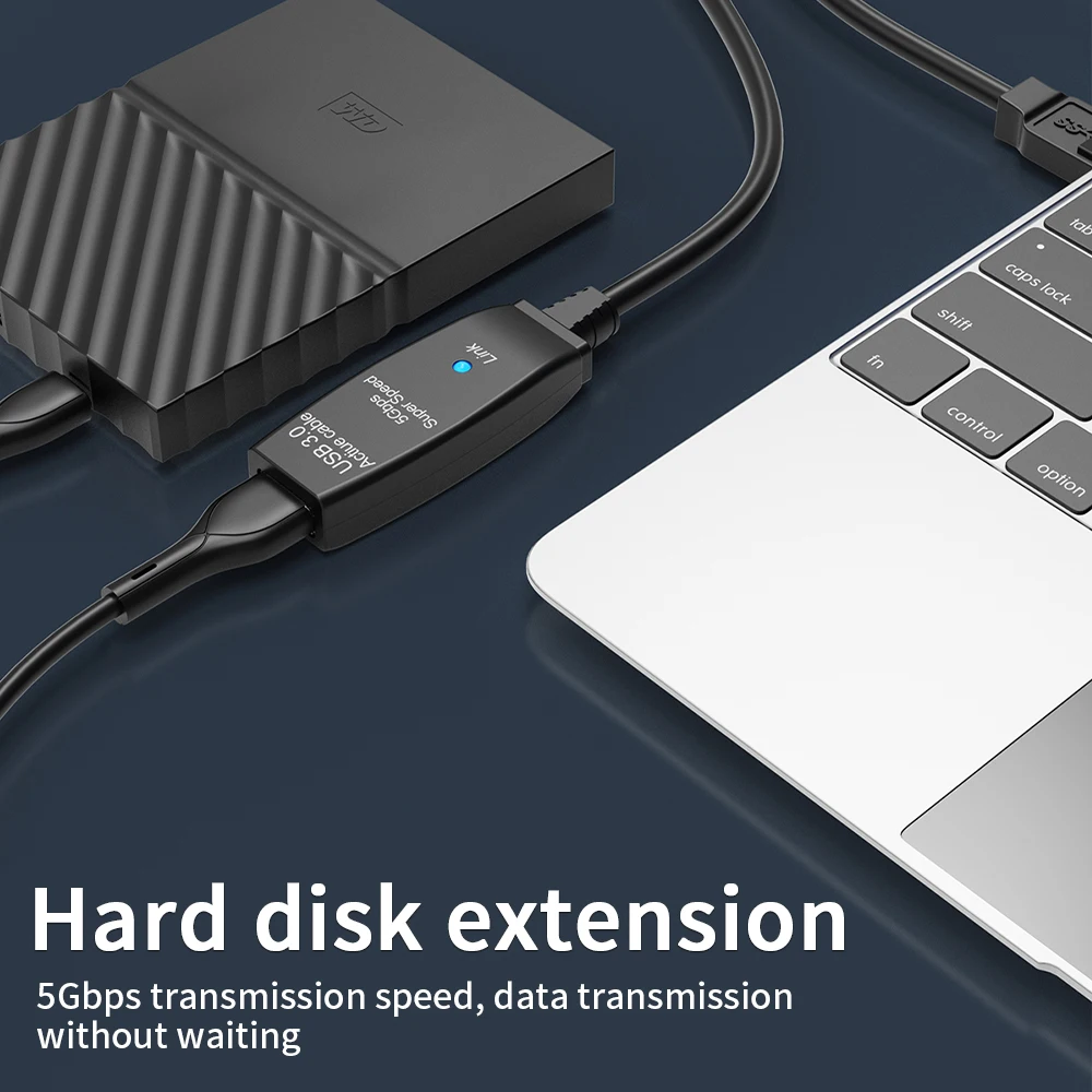 USB3.0 Actieve Verlengkabel USB3.0 Man-vrouw Verlengsnoer, USB Repeat Cabo voor USB HUB, Webcam, Xbox, PS4, Printer, Exterder