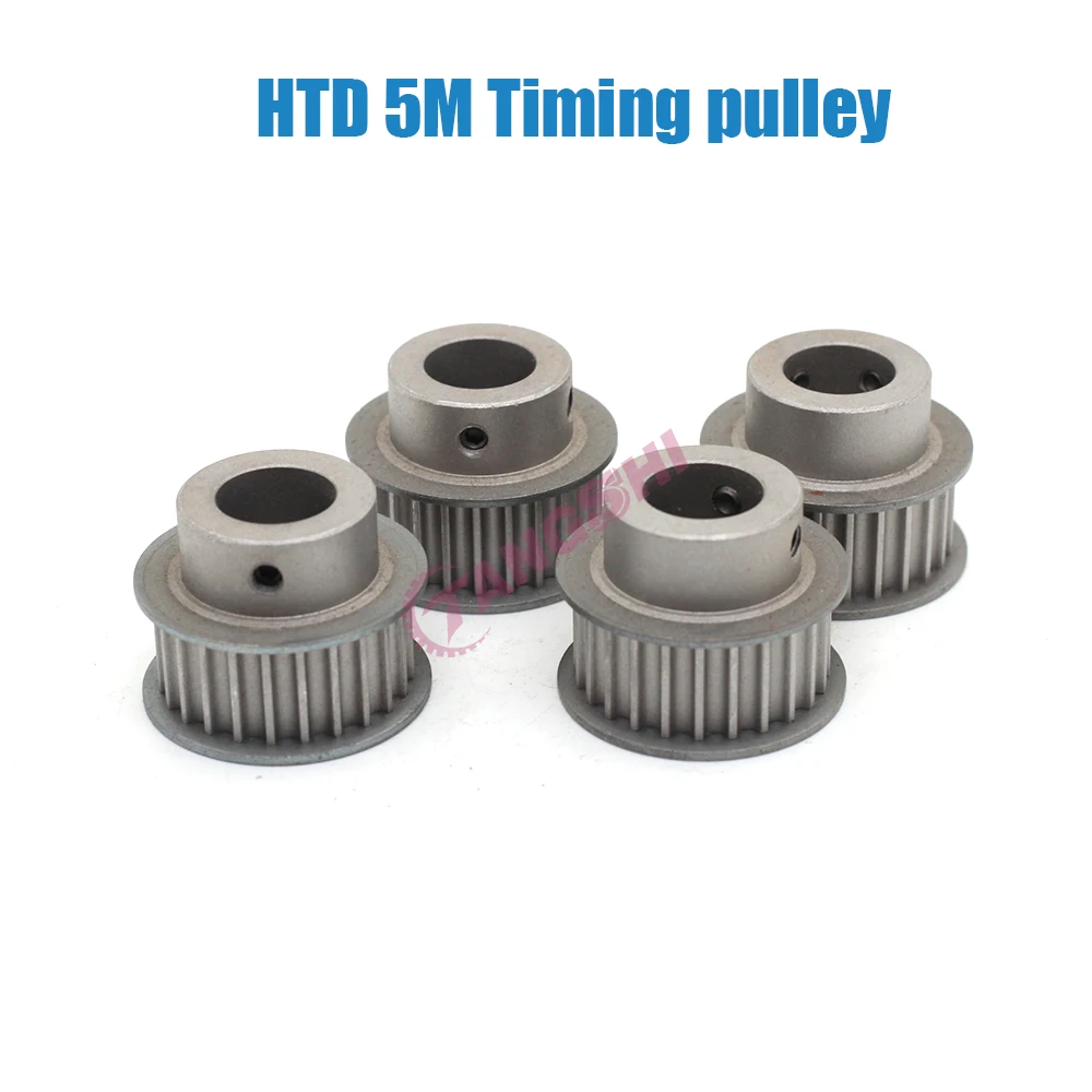 HTD 5M 25 Teeth BF Type Timing Pulley with Bore Diameter 5mm-20mm for Belts Width 10/15/20/25mm HTD 5M-25T Synchronous Pulley